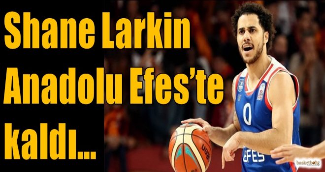 Shane Larkin Anadolu Efes'te kaldı