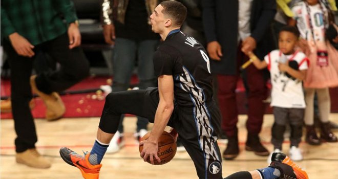 Smaç yarışmasını kazanan Zach LaVine; hak eden Aaron Gordon