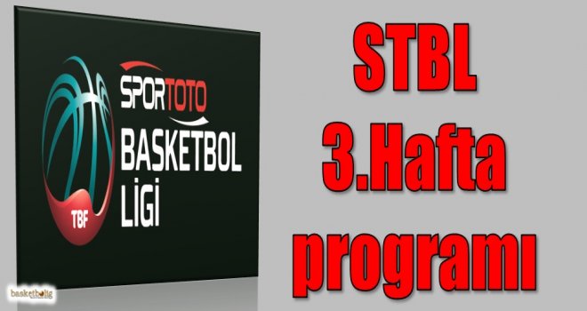 Spor Toto Basketbol Ligi 3.hafta programı