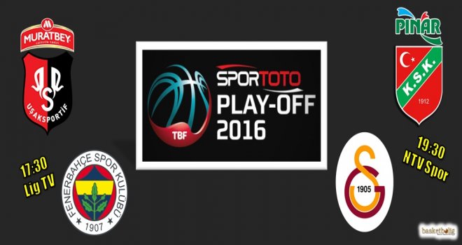 Spor Toto Basketbol Ligi Play-Off'ta bugün iki maç var