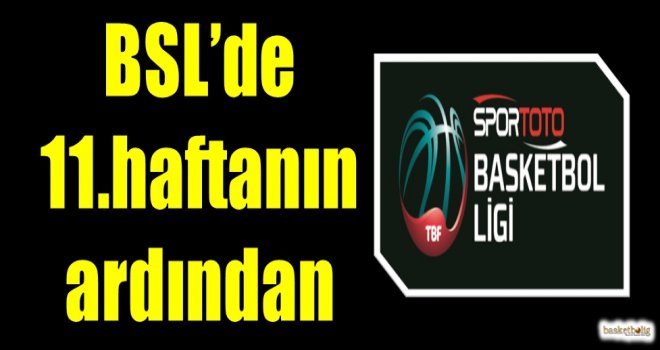 Spor Toto Basketbol Süper Ligi'nde 11.haftanın ardından