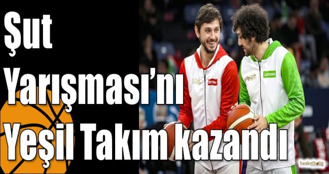 Şut Yarışması?nı Yeşil Takım kazandı