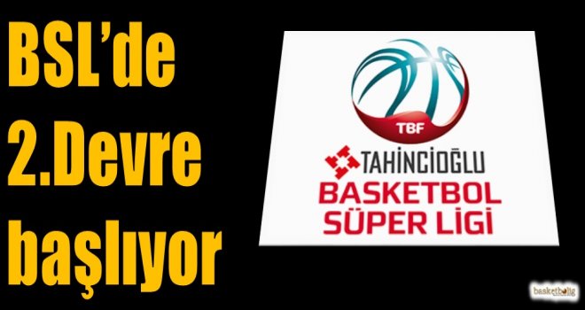 Tahincioğlu Basketbol Süper Ligi'nde 2.devre başlıyor