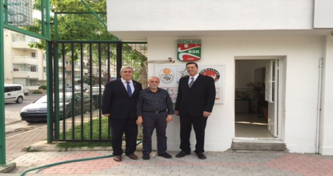 TBF Genel Sekreteri Bostanlıspor'u ziyaret etti