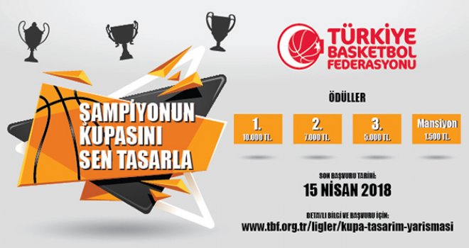 TBF'den Kupa Tasarım Yarışması 