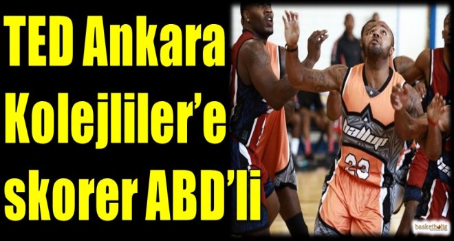TED Ankara Kolejliler'e ABD'li skorer