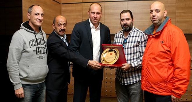 TKBL Kulüplerinden Harun Erdenay?a ziyaret