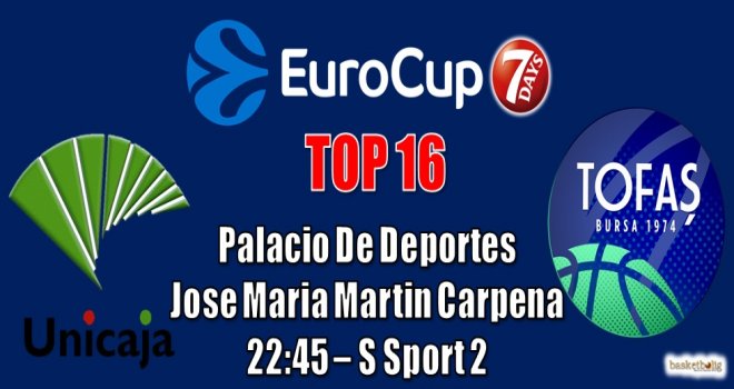 Tofaş, Unicaja Malaga karşısında 