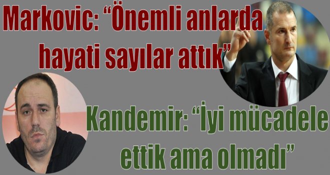 Trabzonspor MP-Akın Çorap Yeşilgiresun maçının ardından