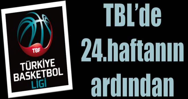 Türkiye Basketbol Ligi 24.hafta sonuçlar ve puan durumu 