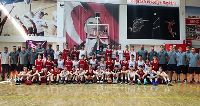 U14 Yıldız Erkek Milli Takımı İzmir'de kampa girdi