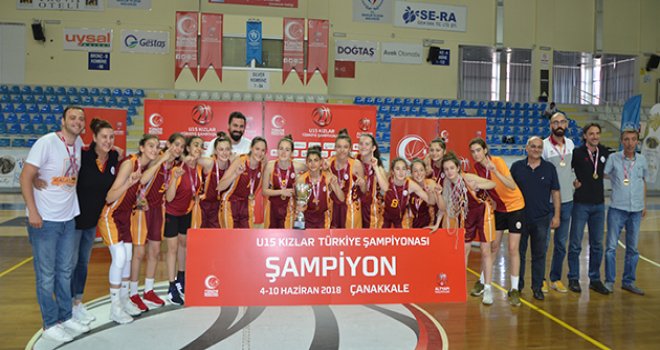 U15 Kızlar'da Türkiye Şampiyonu Galatasaray