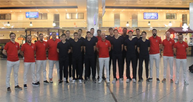 U16 Yıldız Erkek Milliler Avrupa Şampiyonası için Sırbistan'a gitti