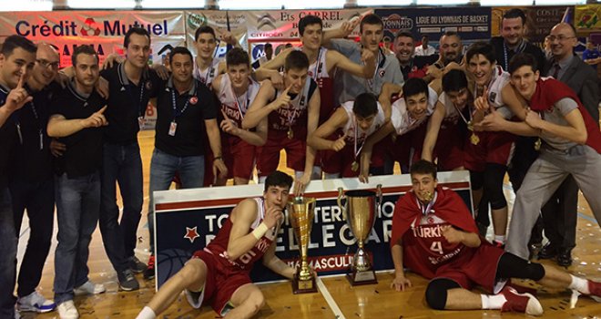 U16 Yıldız Erkekler Bellegarde Turnuvası?nda şampiyon