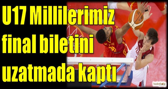 U17 Millilerimiz final biletini uzatmada kaptı