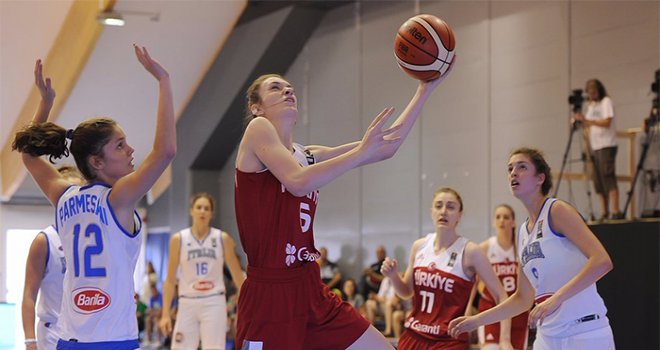 U18 Genç Kızlarımız, İtalya'ya karşı mağlup
