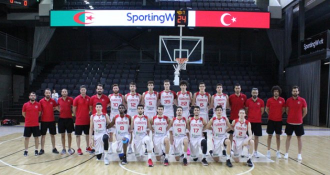 U20 Ümit Erkek Milli Takımı, Cezayir A Takımı'nı farklı yendi