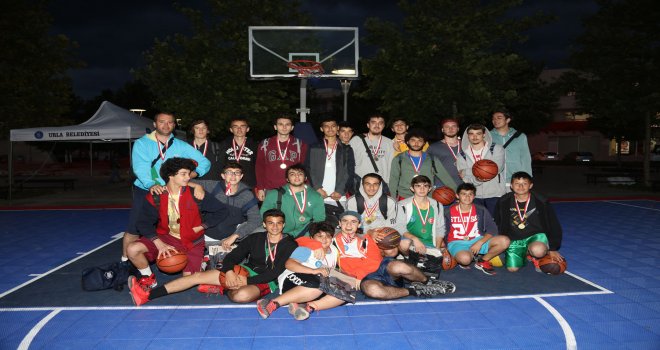 Urla'da 2.Streetball Turnuvası'nın kazananları belli oldu