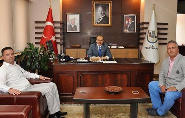 Uşak Sportif'ten Vali Seddar Yavuz'a ziyaret