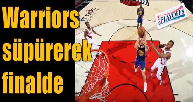 Warriors süpürerek finalde...