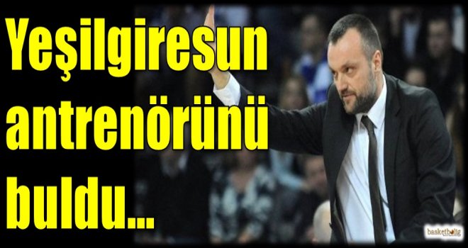 Yeşilgiresun antrenörünü buldu...