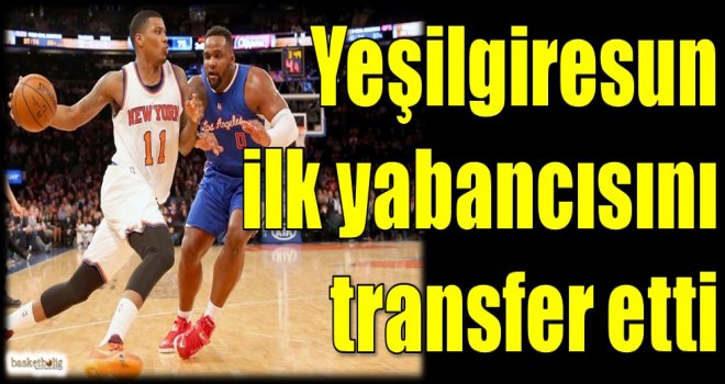 Yeşilgiresun Belediyespor ilk yabancısını transfer etti