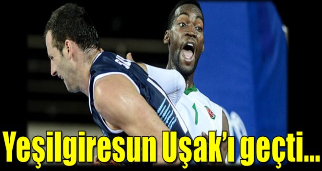 Yeşilgiresun Belediyespor Uşak Sportif'i yendi