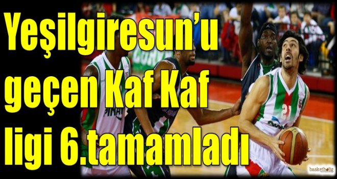 Yeşilgiresun'u geçen Kaf Kaf ligi 6.tamamladı
