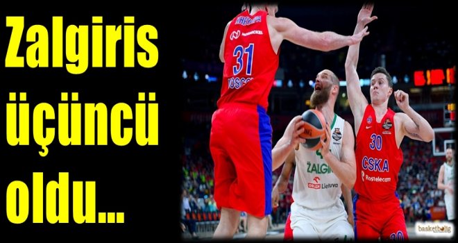 Zalgiris üçüncü oldu...